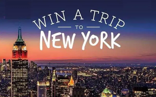 Enter for a chance to win a Romantic Getaway for two to New York City!