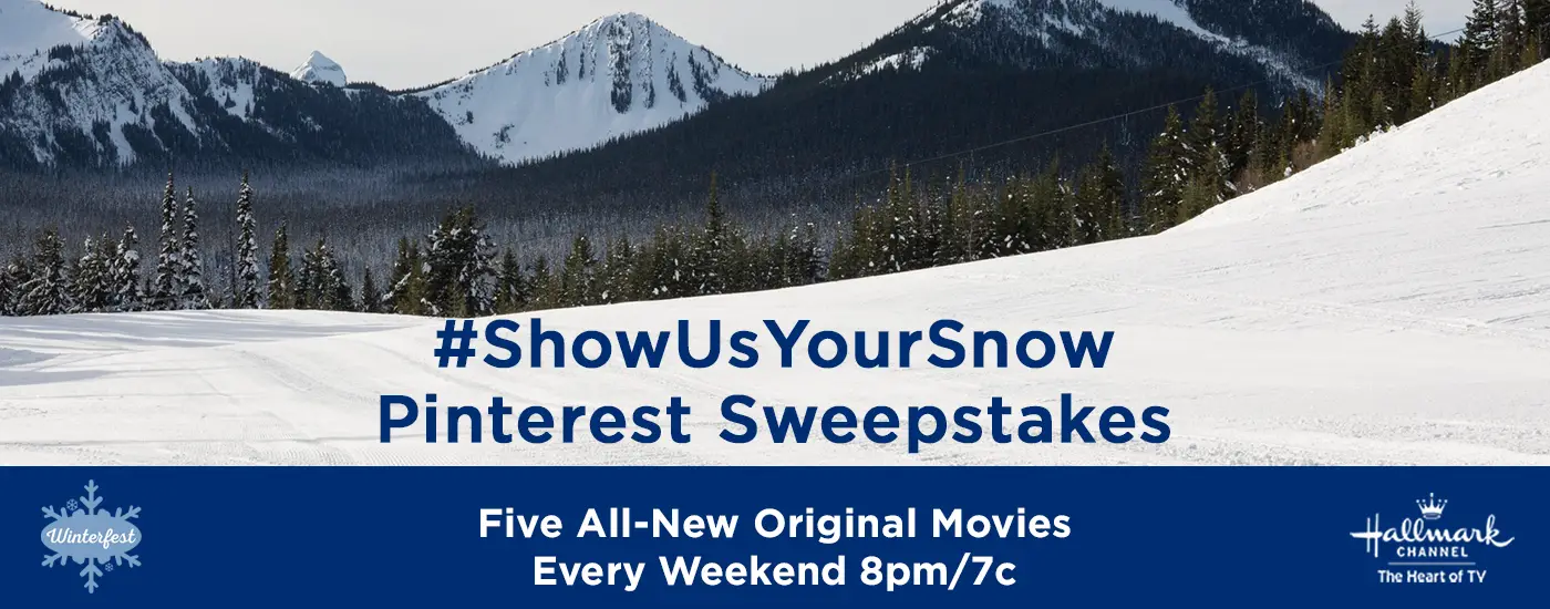 Enter for your chance to win a $500 Visa gift card. Save any pin on Pinterest that reflects what you would do if you're snowed in this winter and enter the Hallmark Channel's Show Us Your Snow sweepstakes.