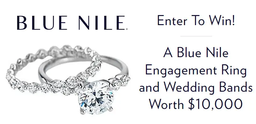 Enter to win a Blue Nile Engagement Ring and Wedding Bands Worth $10,000
