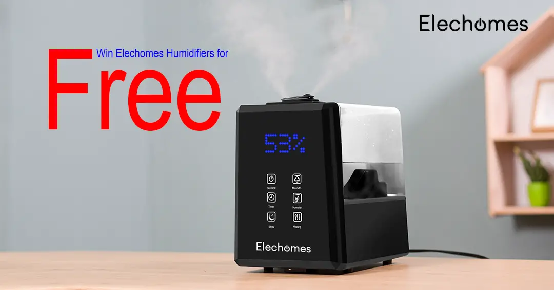 Enter for your chance to win an Elechomes Humidifier (3 Winners)