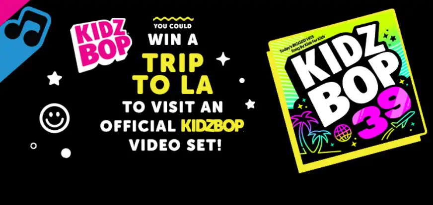 Mad Moves has teamed up with KIDZ BOP to give you the chance to win a trip to LA and visit an official KIDZ BOP video set!