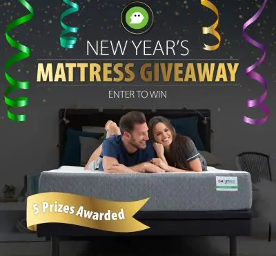 GhostBed is excited to celebrate the New Year! To kick off the celebration, GhostBed is giving away a FREE GhostBed & 4-additional prizes (GhostPillow). For your shot at winning an amazing new bed with a 20-year warranty, all you have to do is enter the giveaway.