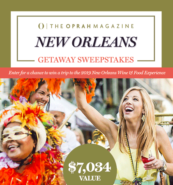 Enter the new Oprah Magazine sweepstakes for your chance to win a trip for two to the 2019 New Orleans Wine & Food Experience
