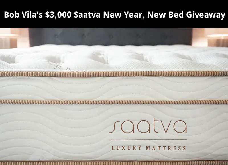 Enter today and every day this month for a chance to win your choice of prize package for a total bed makeover from Saatva.
