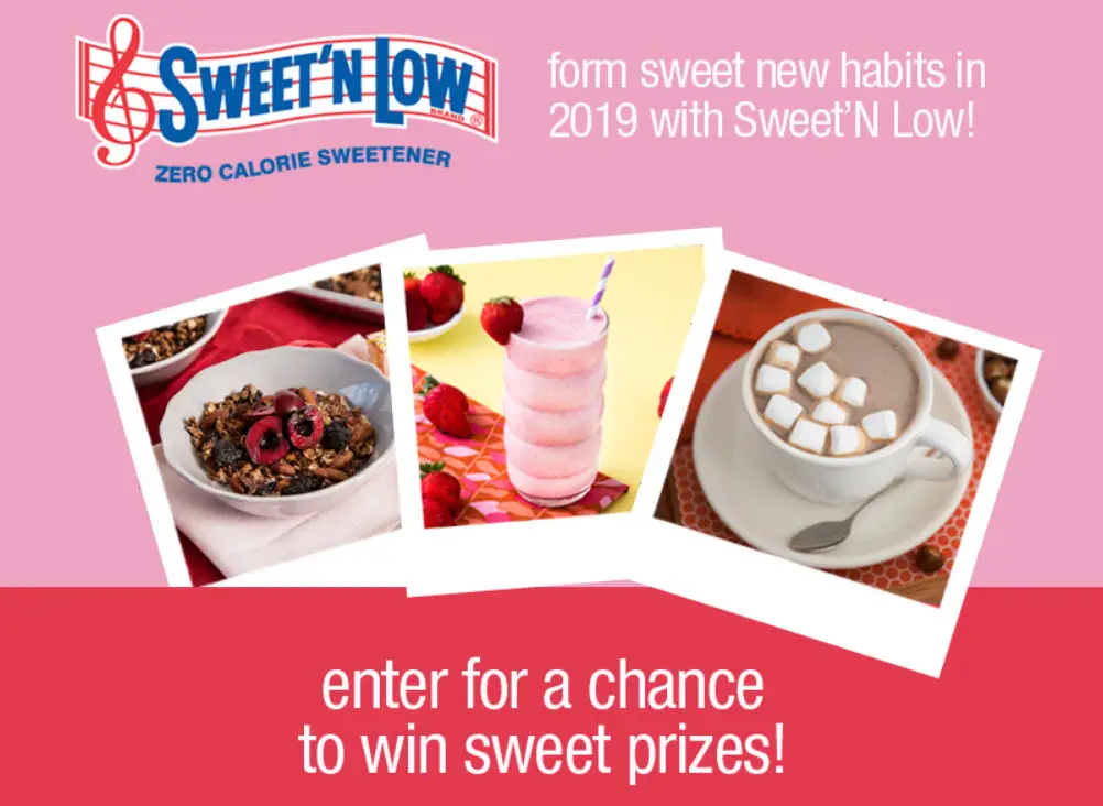 Enter for your chance to win sweet daily prizes from the Sweet'N Low Sweet New Year Sweepstakes