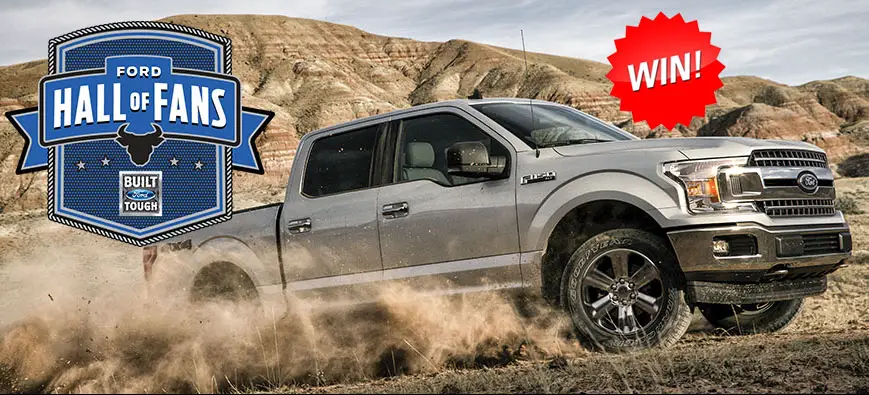 Enter now for your chance to win a new 2019 Ford F-150, plus a VIP trip to Las Vegas to watch the toughest 8 seconds in sports at the PBR World Finals. After you register for the sweeps, tell why you deserve to be in the Ford Hall of Fans to enter the contest.