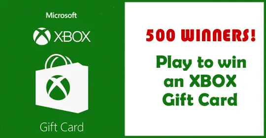 Play the Coca-Cola Game Card Instant Win Game daily for your chance to win 1 of 500 XBOX gift cards!