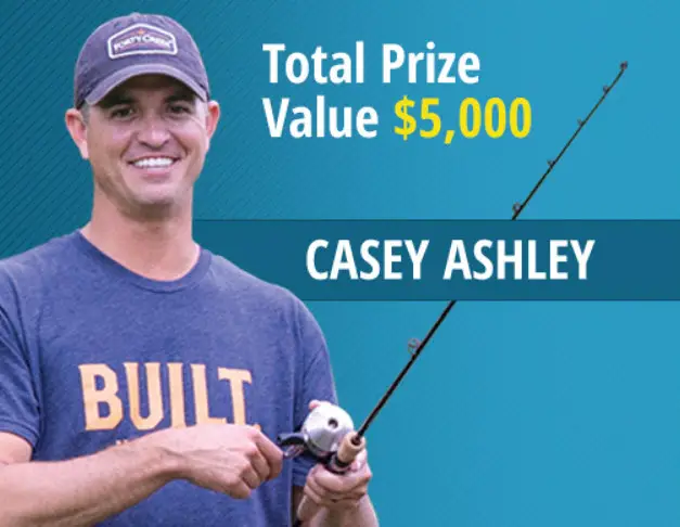 Enter the Bass Pro sweepstakes for your chance to win a fishing trip with Pro Angler Casey Ashley on Table Rock Lake in Missouri. Enter online or in stores.