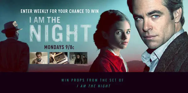 Can’t get enough of I Am the Night? Here’s your chance to own a piece of your new favorite limited series. Each week, TNT Drama will be giving away one mystery item from the set - clothing, jewelry, artwork, and other iconic props are up for the winning. Enter each week for a chance to win.