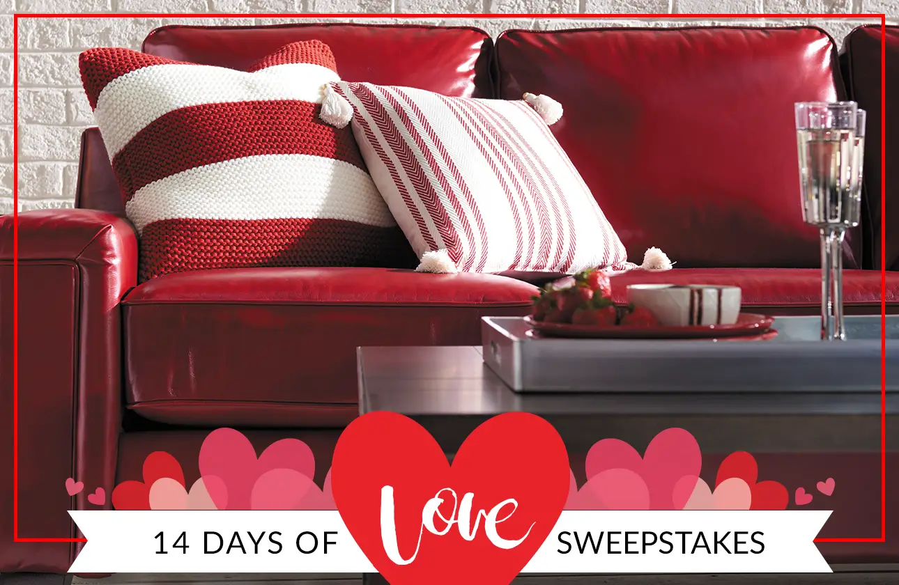Looking for a great way to celebrate Valentine’s Day? Enter the La-Z-Boy 14 Days of Love Sweepstakes! Enter daily from February 1 - 13 for your chance to win a loveseat of your choice!