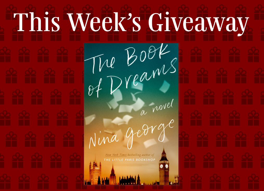 Enter for your chance to win 1 of 200 copies of the book, The Book of Dreams by Nina George. Warm, wise, and magical - the latest novel by the bestselling author of The Little Paris Bookshop and The Little French Bistro is an astonishing exploration of the thresholds between life and death