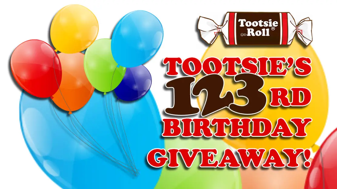 Tootsie Roll is celebrating their 123rd Birthday by giving away free bags of Tootsie Roll Mega Mix to 25 lucky winners. Enter every 24 hours for your chance to win and sharing with your friends to receive bonus entries.