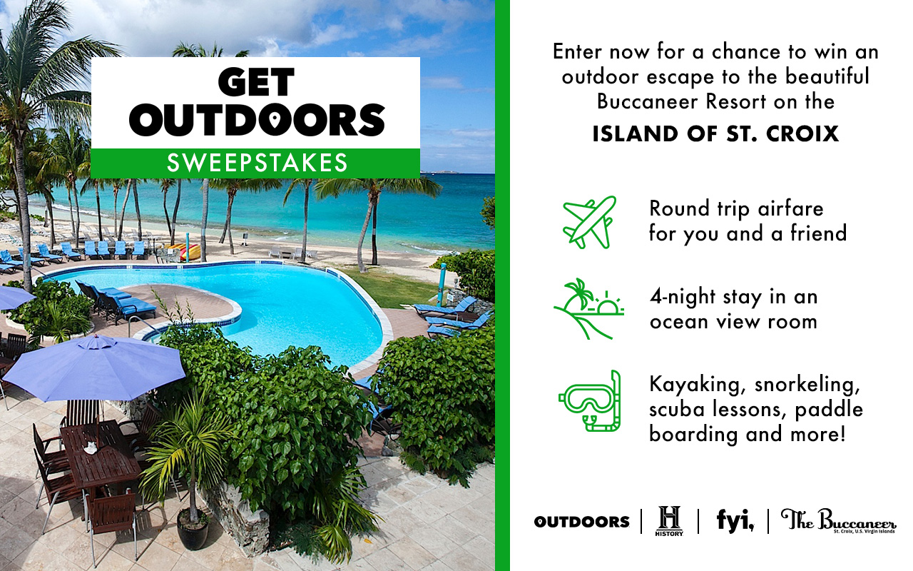 Enter now for your chance to win a trip for two to St. Croix in the US Virgin Islands sponsored by History.com