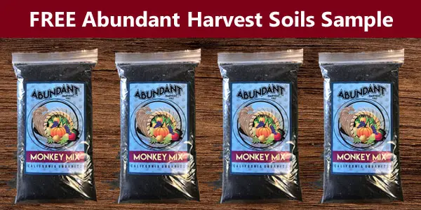 FREE Abundant Harvest Soils Monkey Mix Sample