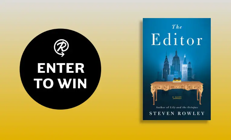 Enter for your chance to win a free copy of the book, The Editor by Steven Rowley. 