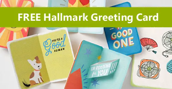 Free Greeting Card Fridays at Hallmark Stores + $5 Coupon