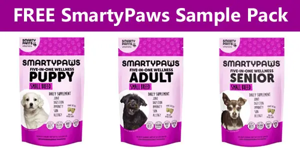 FREE SmartyPaws Dog Supplement Sample Pack