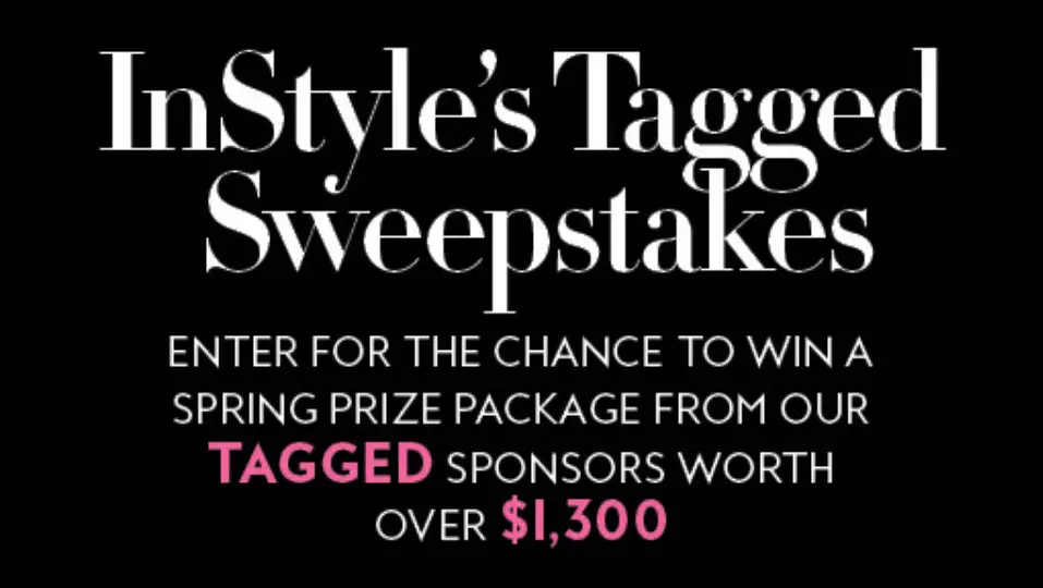 Enter for your chance to win a Spring beauty and fashion prize package worth over $1,300 from InStyle magazine.