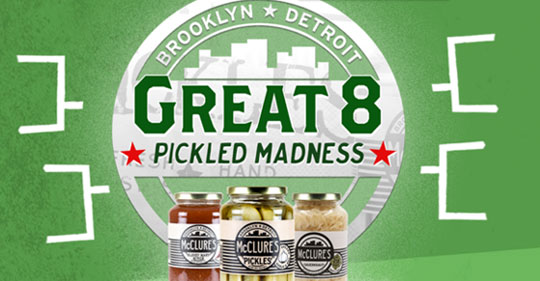 Enter for your chance to win a year's of McClure’s Pickles products. Share to win the Social media prize, a Variety Pack of McClure's Pickles.