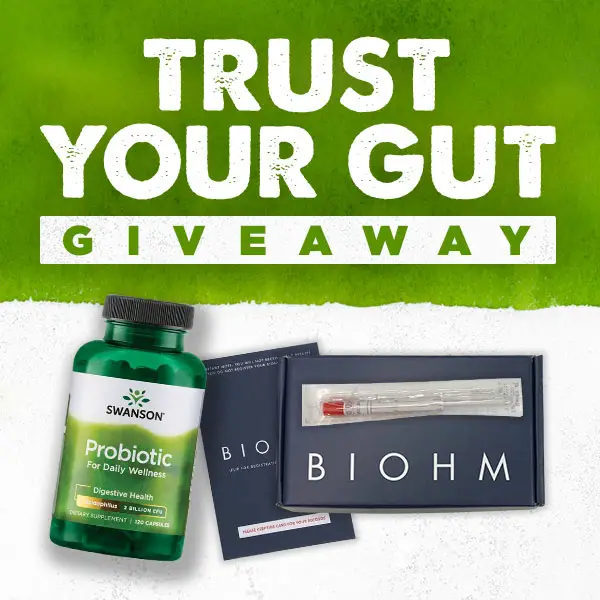 Did you know that every year 32.3 million visits to the doctor are about digestive concerns? The typical modern diet isn't really all that balanced. That's why this month, in honor of National Nutrition Month, Swanson is helping you fight back against the perils of the everyday diet. Keep your belly happy & immune system flourishing with their Trust Your Gut Giveaway.