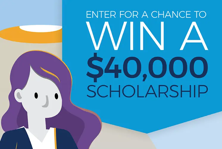 Enter for your chance to win a $40,000 Scholarship + $5,000 Tech Package in the ACT Scholarship Giveaway!