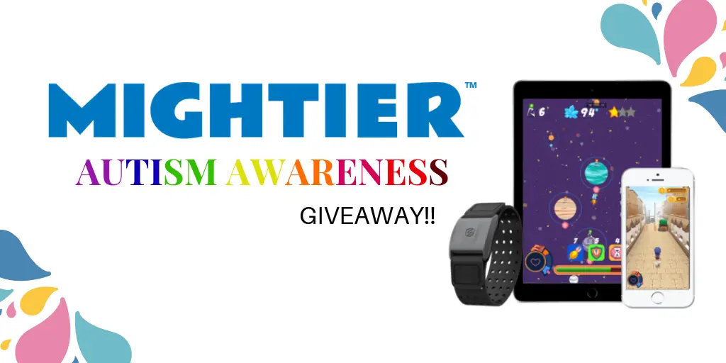 Autism Awareness Month is here, and it’s time to celebrate! TheMomKind.com is giving away Mightier - a suite of bioresponsive games designed to help the child regulate their emotions that also comes with the Mightier wrist band, 3 months of services and coahing. It is perfect for those with autism, ADHD, and other emotional dysregulation disorders. So what a better way to celebrate this month than with a Mightier Giveaway for Autism Awareness! 
