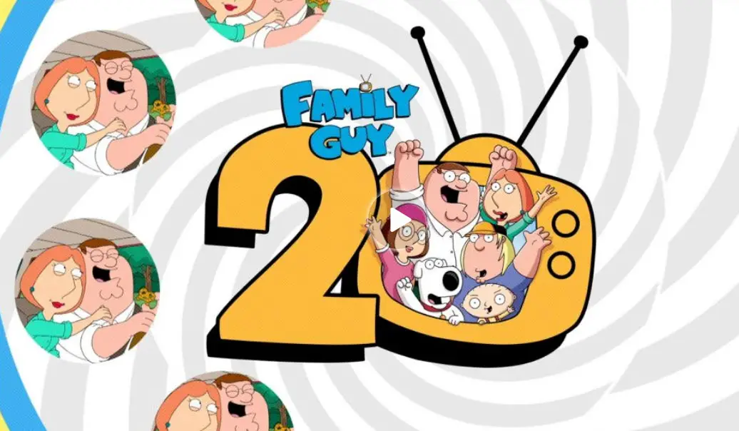 TBS is celebrating Family Guy’s 20th Anniversary by giving away exclusive Family Guy swag! 61 lucky winners will receive handpicked items from the Griffins. Enter for your chance to win and then sit back, relax and enjoy the Family Guy 20th Anniversary marathon.