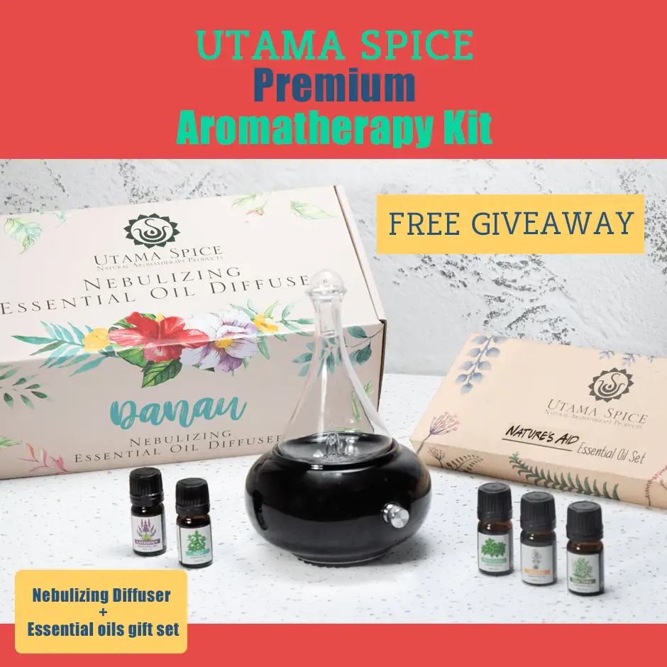 Enter for your chance to win an Utama Spice Premium Aromatherapy Kit.