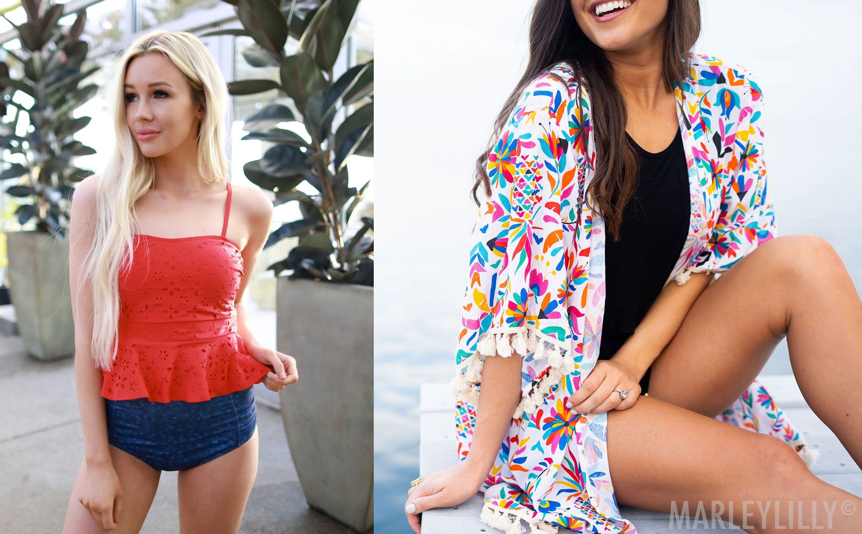 Enter for your chance to win a Rad Swim Liberty Eyelet Peplum Tankini swimsuit and Marleylilly Coverup.