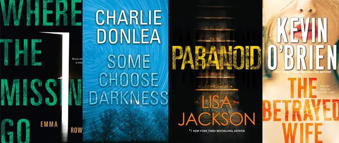 Looking for a great new thriller to read this summer? Together with Kensington Books, Early Bird Books is giving away 4 not-yet-released, gripping thrillers you won't be able to put down. From a new tale about a woman who accidentally commits murder by veteran of the genre Lisa Jackson to the suspenseful story of a cold case that's reopened, there's something for everyone in this bundle. Twenty lucky winners will each receive the four upcoming books. 