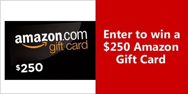 Win a $250 Amazon Gift Card