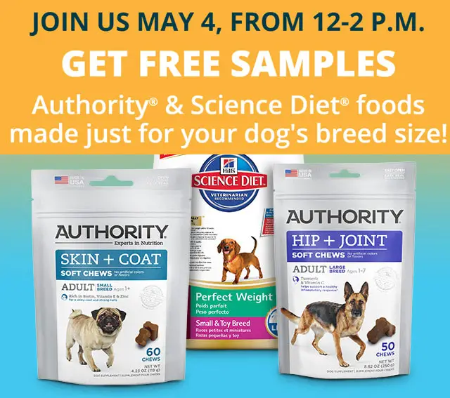 FREE Science Diet and Authority Pet Food Samples at PetSmart