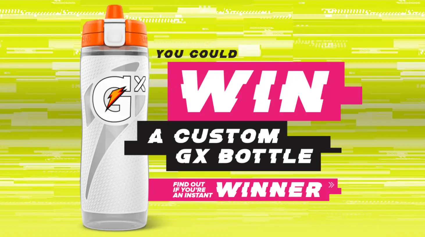 Gatorade is giving away 50 prizes each day in their Gatorade Custom Gx Bottle Instant Win Game.