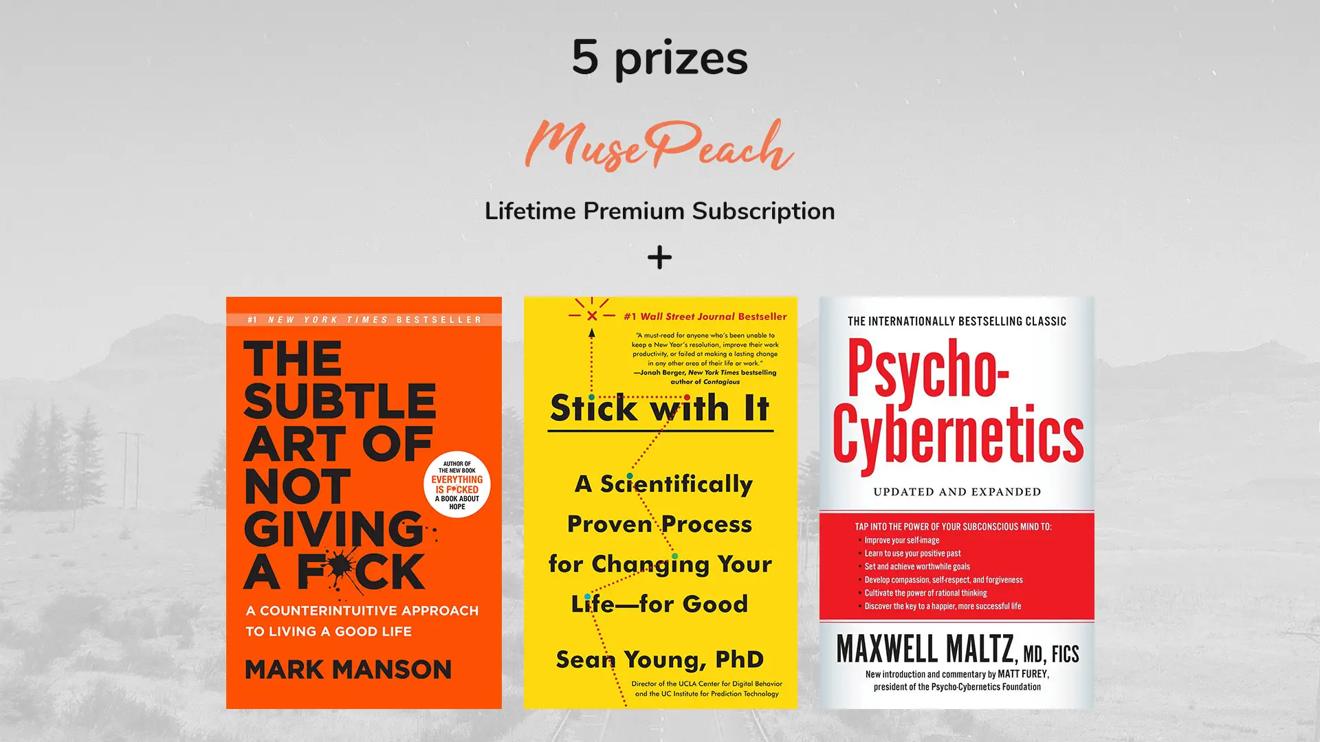 Enter to win a lifetime MusePeach membership and 3 awesome books.