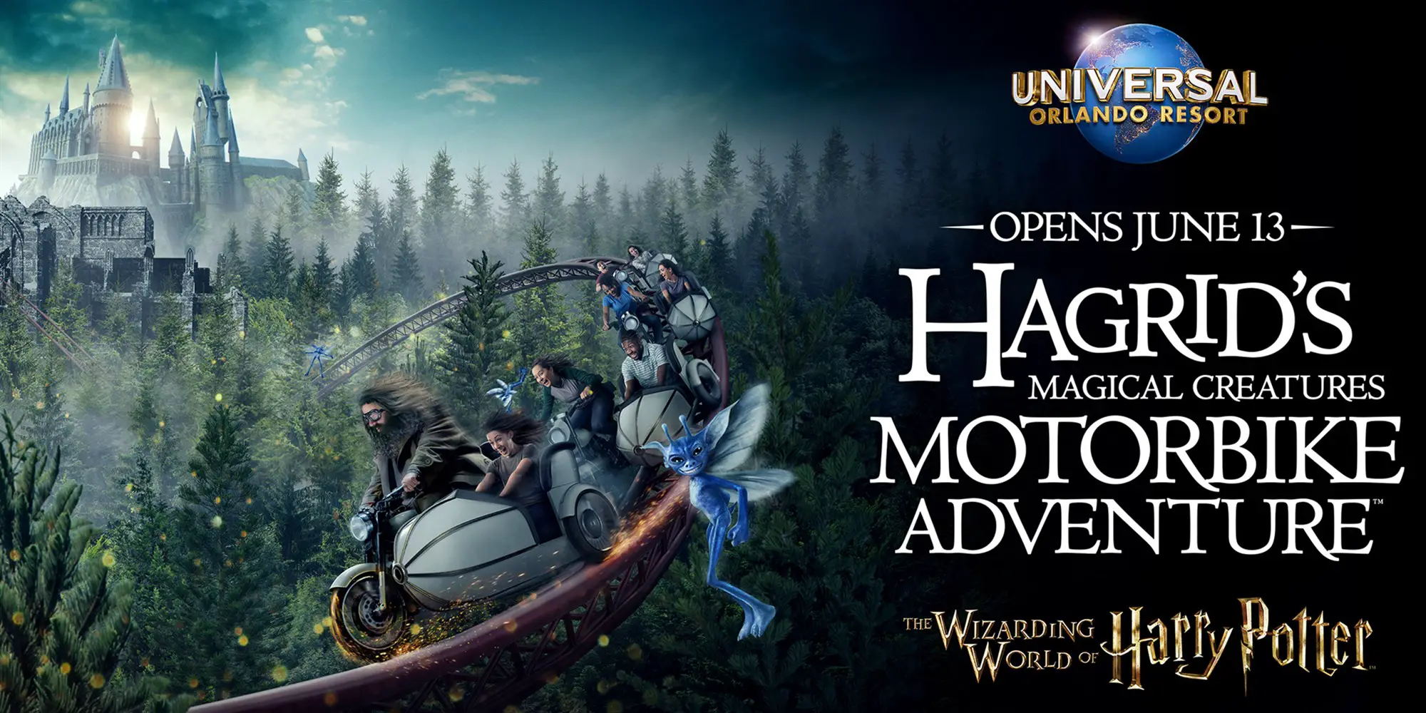 Harry Potter fans - here's your chance to win a trip to Universal Orlando Resort to attend the opening of Hagrid's Magical Creatures Motorbike Adventure at Universal Orlando Resort