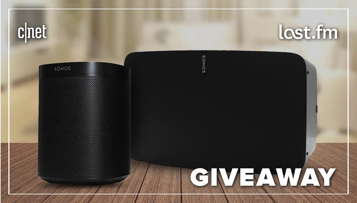 Last.fm teamed up with CNET to give away SONOS speaker to two lucky winners.
