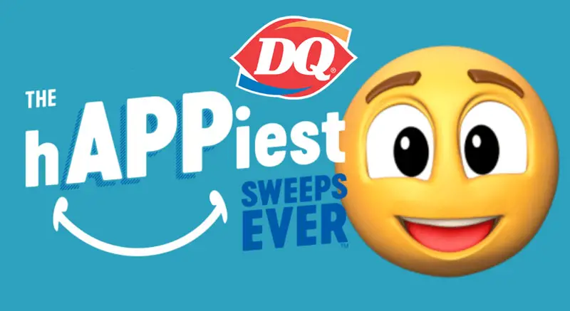 From now through June 30, fans ages 18 years-plus can enter The hAPPiest Sweeps Ever to win! Fans can enter daily at any DQ location, excluding locations in Texas, for the chance to win DQ gift cards and epic family vacations, including NASCAR® VIP Race and Universal Orlando Resort experiences.