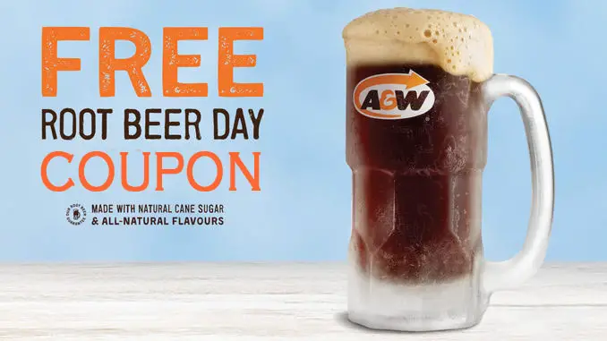 FREE A&W 2-Liter Bottle Coupon - Regular or Diet