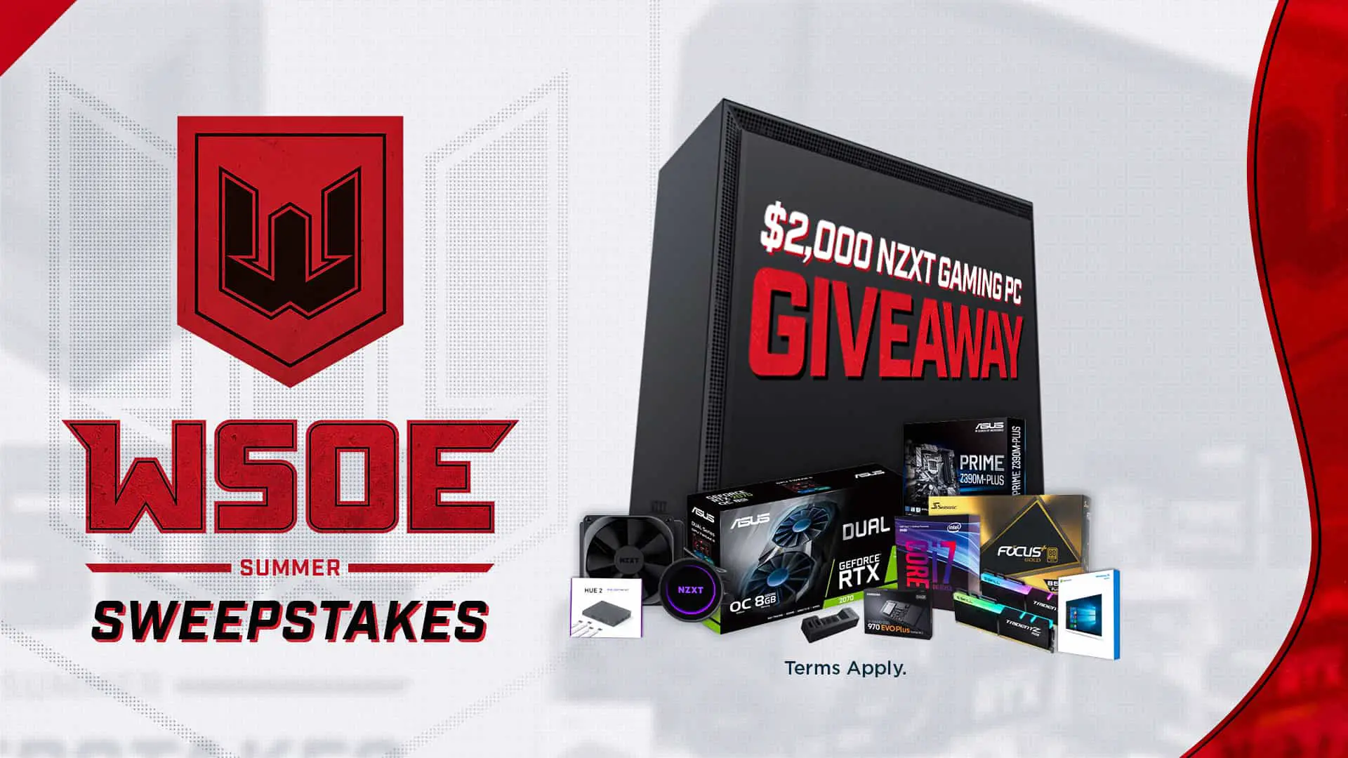 Enter for your chance to win a $2,000 NXXT Gaming PC from World Showdown of Esports