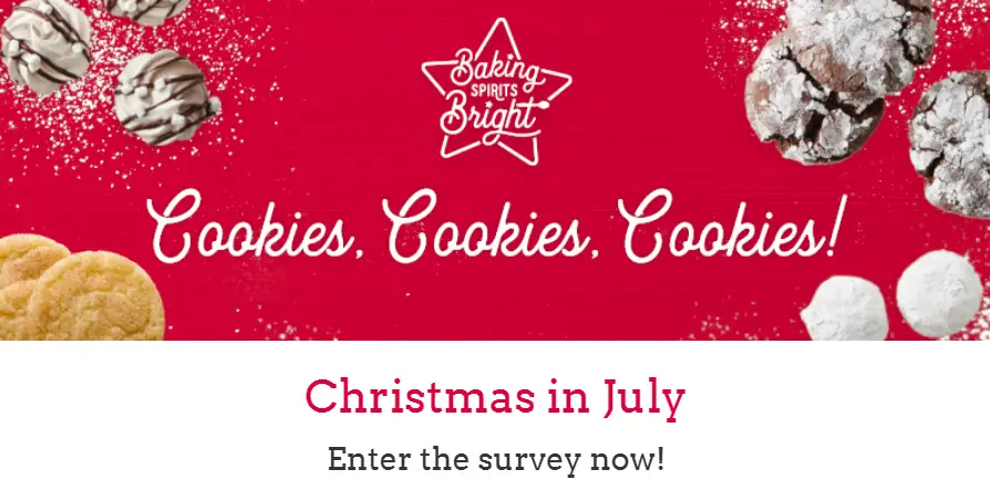 50 Winners! Enter the Betty Crocker Christmas in July Sweepstakes for your chance to win a Betty Crocker Cookbook