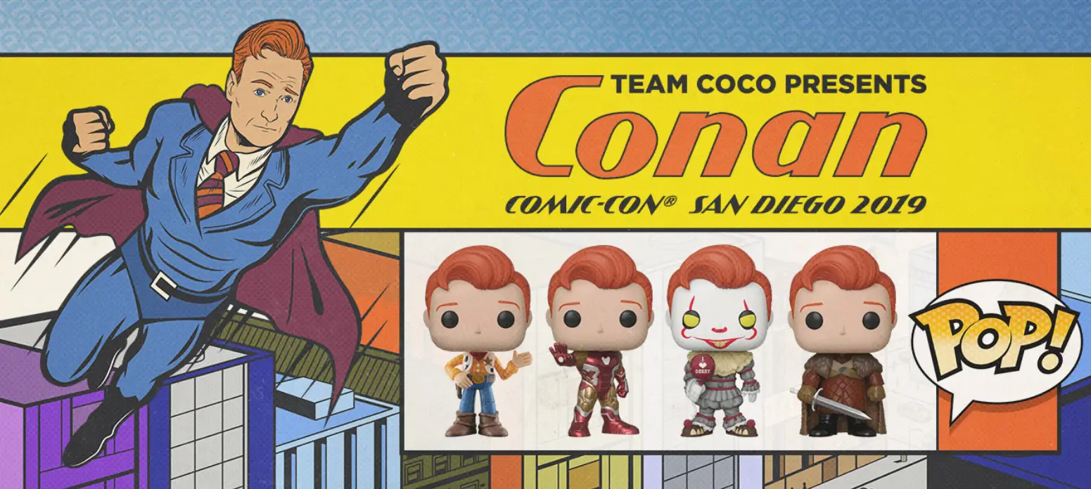 Play the Conan SDCC Watch and Win Instant Win Game daily for your chance to win one of 500 daily licensed Conan Funko Pop! Vinyl Figures.