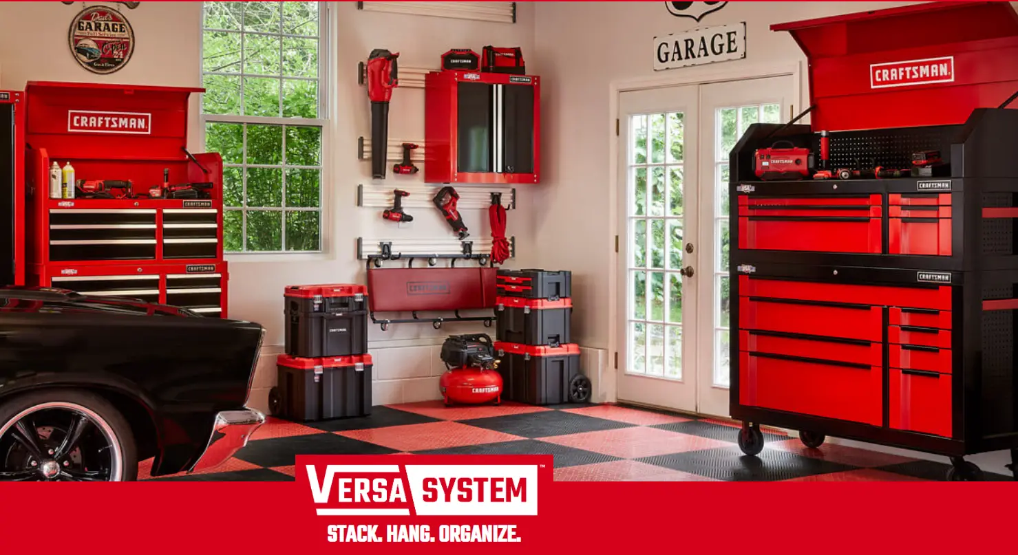Enter for your chance to win a dream garage makeover with Craftsman Versasystem.