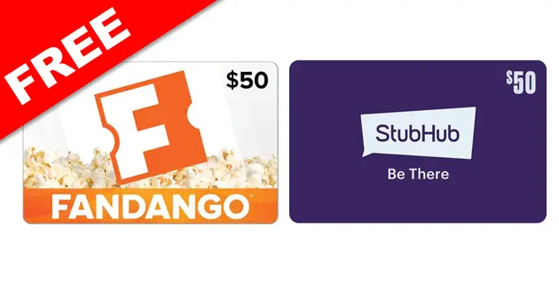 Play the M&M’S Caramel + Peanut Butter Instant Win Game daily for your chance to win Free StubHub and Fandanog gift cards. Over 10,000 prize are available to be won!