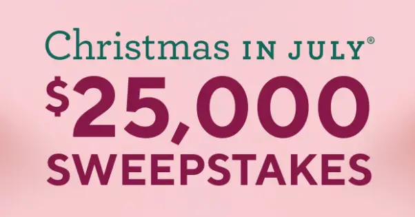 Enter the QVC Christmas in July Instant Win Game for your chance to win  $25,000 and take a spin for a chance to win exciting prizes from some of QVC's most popular brands!