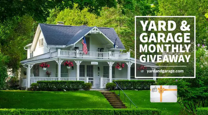 Enter for your chance to win an Amazon gift card from Yard and Garage Monthly. Every month, Yard and Garage would like to give back a little something to our visitors and subscribers.