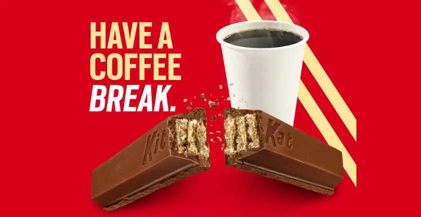 Enter Hershey’s / Kit Kat and Coffee Sweepstakes for your chance to win a year's supply of KIT KAT Regular Size Bars - that's 396 KIT KAT to enjoy for a year - Yay!