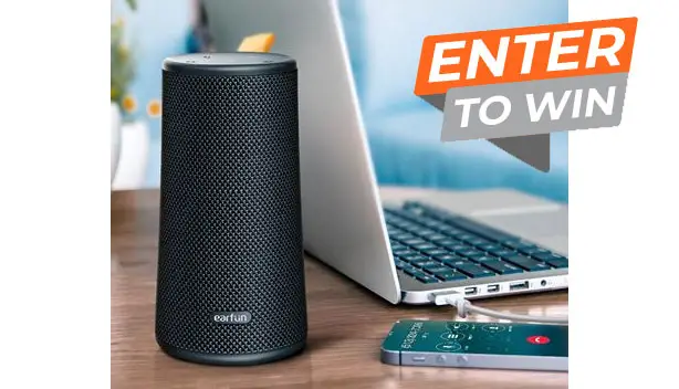 Enter for your chance to win EarFun UBOOM wireless speakers.