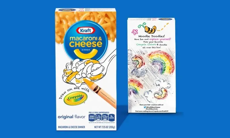 100 WINNERS! Enter for your chance to win Three personalized boxes of Kraft Macaroni & Cheese that includes their child’s Art Work.