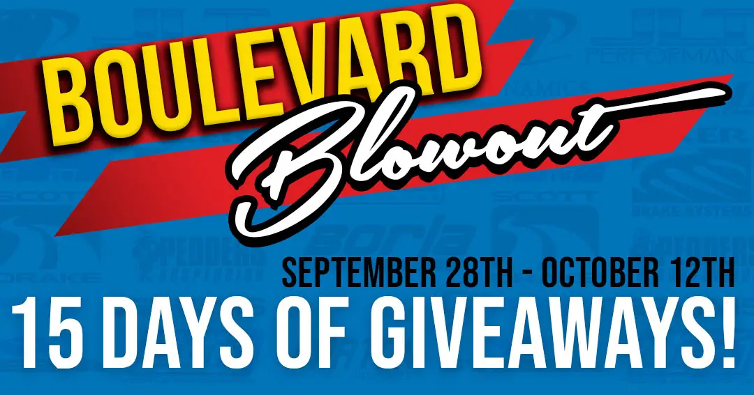Boulevard Blowout is hosting 15 days of giveaways with daily winners. Enter daily for your chance to win