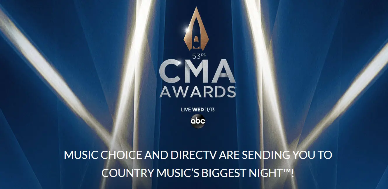 Music Choice and DirecTV are sending you to Country Music's Biggest Night! Enter for your chance to win a trip for 2 to Nashville, Tennessee to attend the CMA Awards at the Bridgestone Arena in Nashville, TN on November 13th